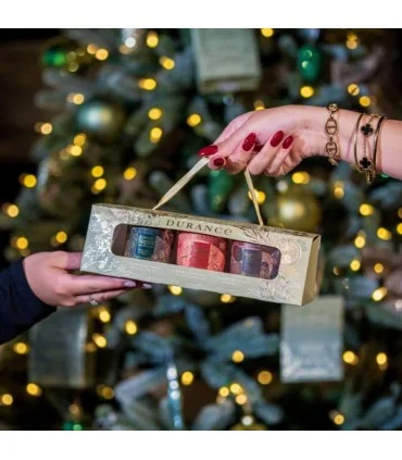 Coffret bougies parfumées (sapin, cannelle orange, marrons glacés)