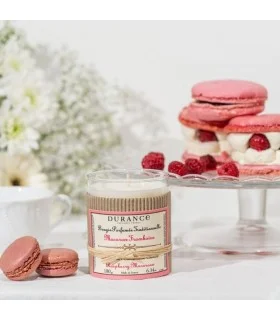 Bougie Parfumée Macaron Framboise 2